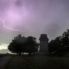 Blitz über dem Bismarckturm