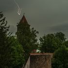 Blitz über dem Wendelstein,