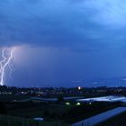 Blitz über Kressbronn am Bodensee