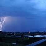 Blitz über Kressbronn am Bodensee