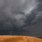 Blitz überm Kornfeld