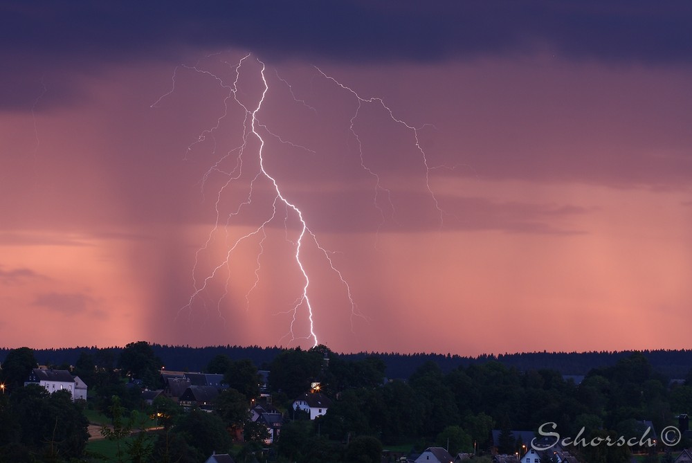 Blitz und Donnerwetter