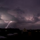 Blitze und Gewitter über Bielefeld