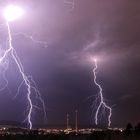 Blitzeinschläge in Jena