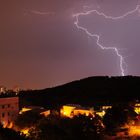 Blitzeinschlag auf dem Kienberg