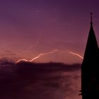 Blitzeinschlag im Kirchturm?