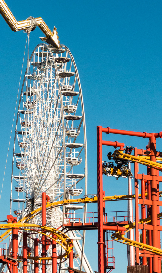 Blitzeinschlag im Riesenrad 