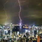 Blitzeinschlag in Hongkong