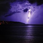 Blitzlicht - Blitz über der Bucht von Acapulco (1)