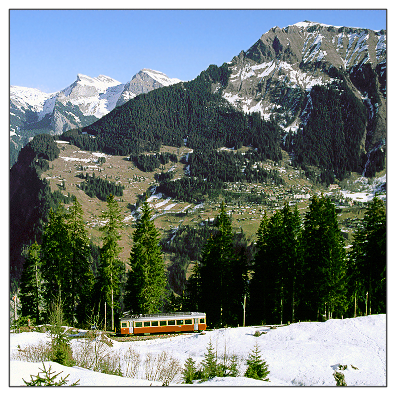 BLM Be 4/4 vor der Wengernalp