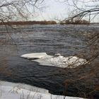 Bloc de glace à la dérive sur le Saint- Laurent