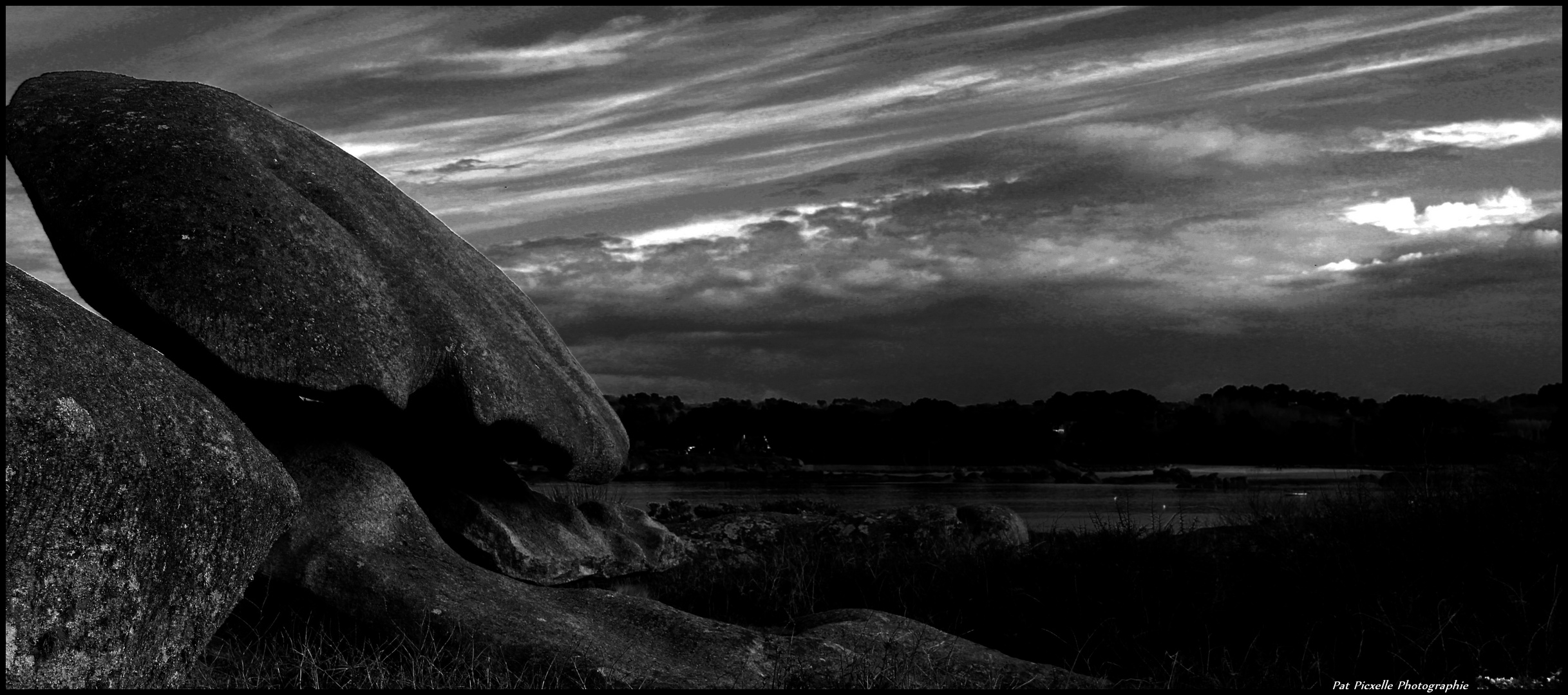 Bloc de granit-baie Ste Anne