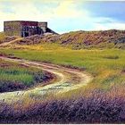 Blockhaus sur la côte de la Manche (Basse Normandie)