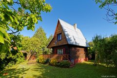 Blockhaus von hinten