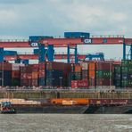 Blocklager auf dem Containerterminal Altenwerder - CTA