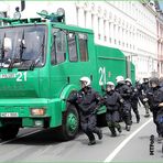 Blockupy 2013 Wasserwerfer Frankfurt (2)