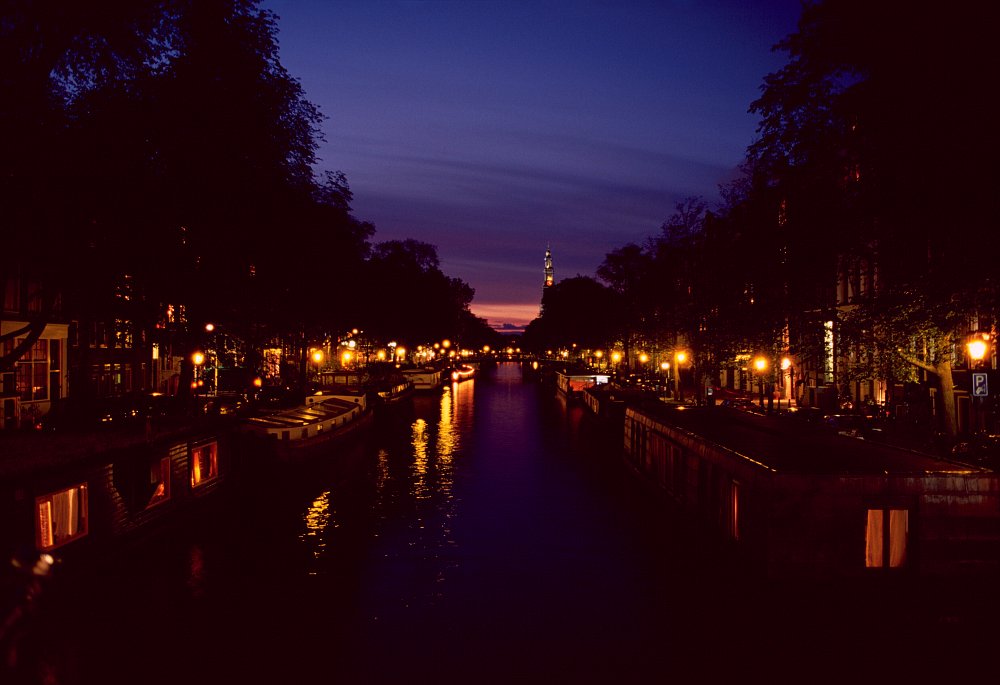 Bloem Gracht bei Nacht