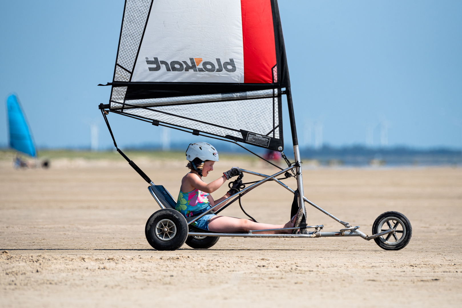 Blokart an Rømøs Südstrand