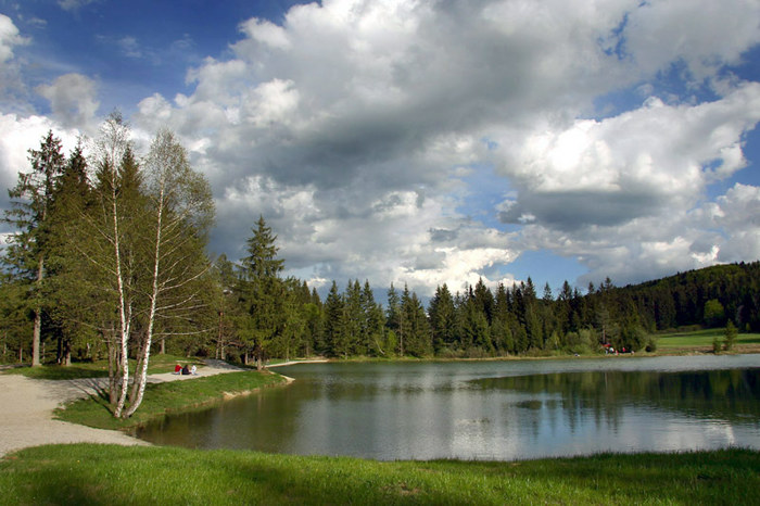 BLOKE lake Slovenia