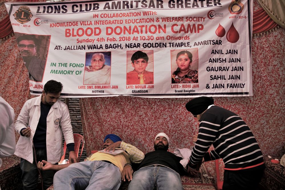 BLOOD DONATION: