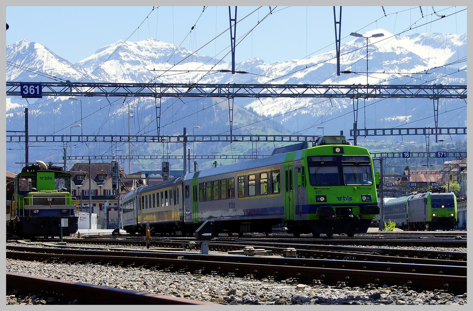 BLS - Bahnhof Spiez .