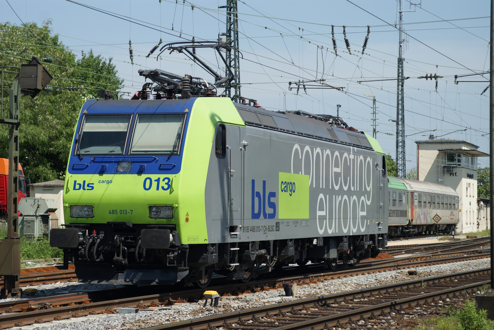 BLS Cargo im GBF Freiburg im Breisgau