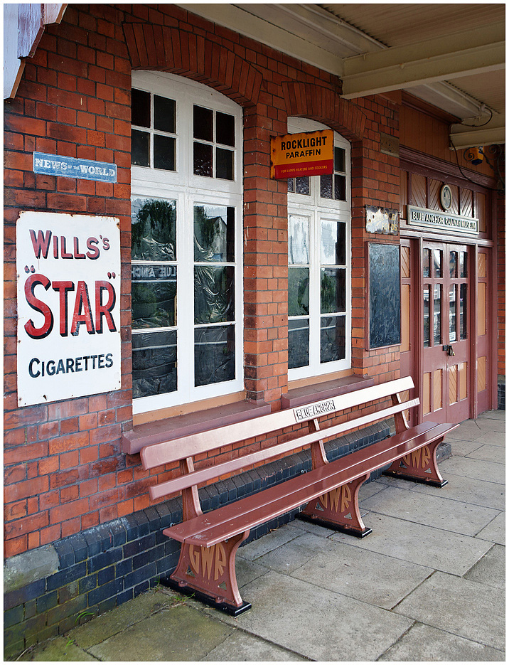 Blue Anchor Nostalgiebahnhof, Somerset, Grossbritannien III