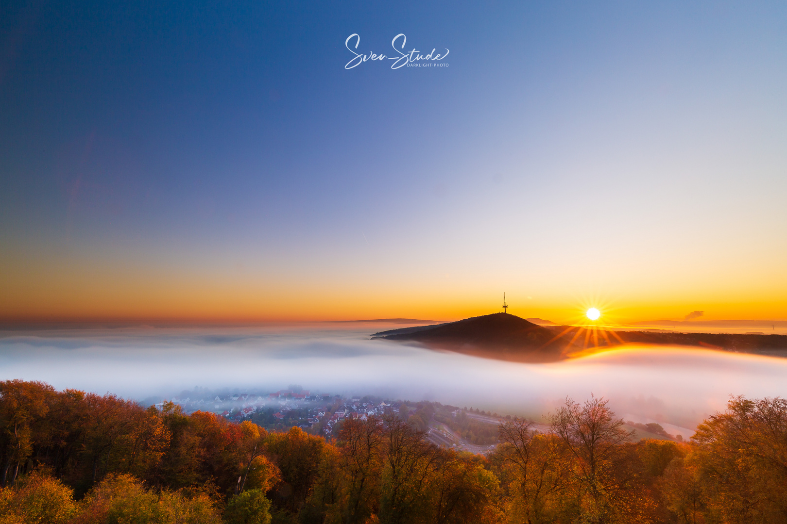 Blue and foggy Morning