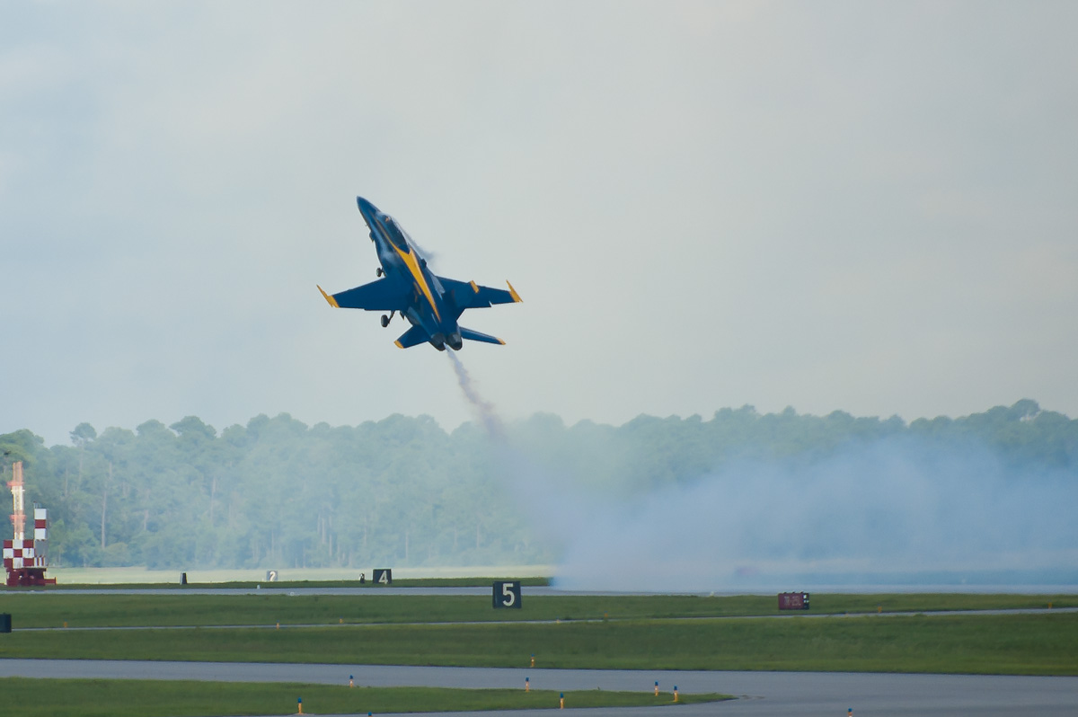 Blue Angels, F/A-18 Hornet taking off