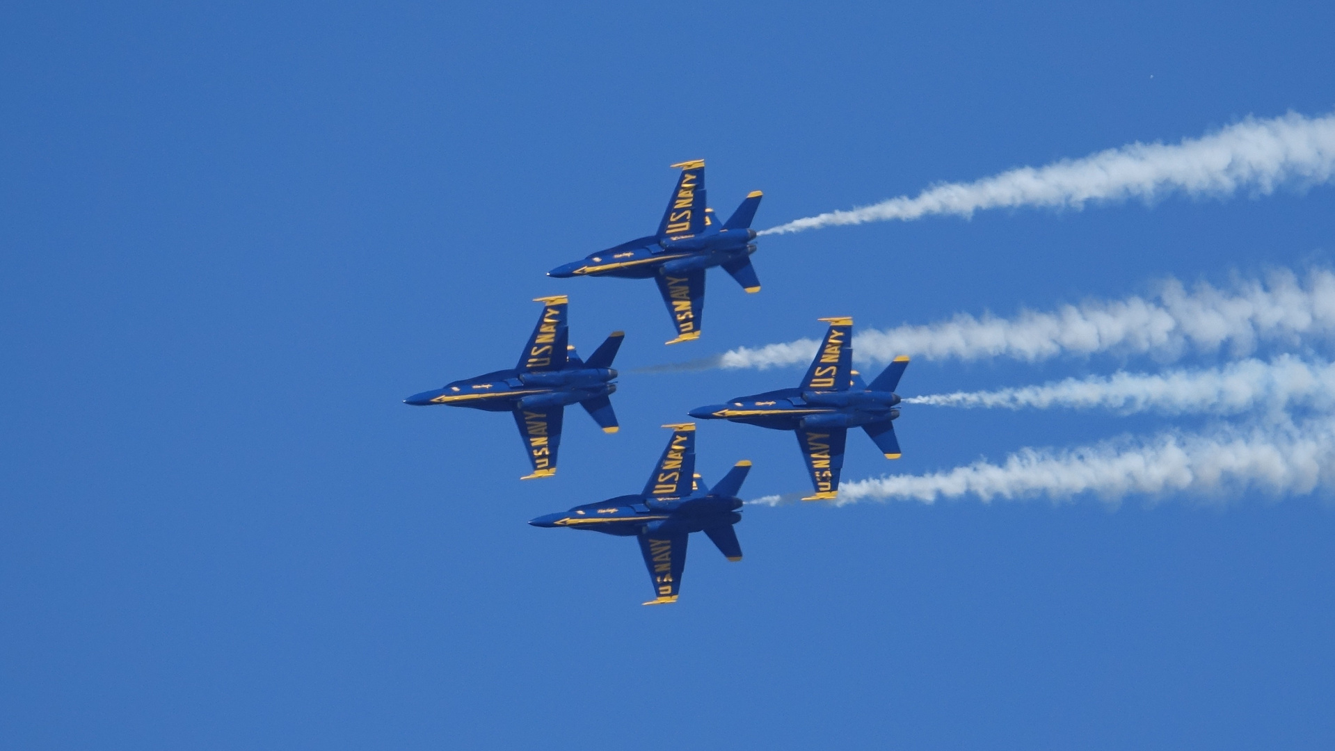 Blue Angels over San Francisco Bay