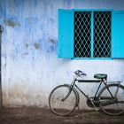 blue bike