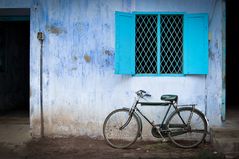 blue bike