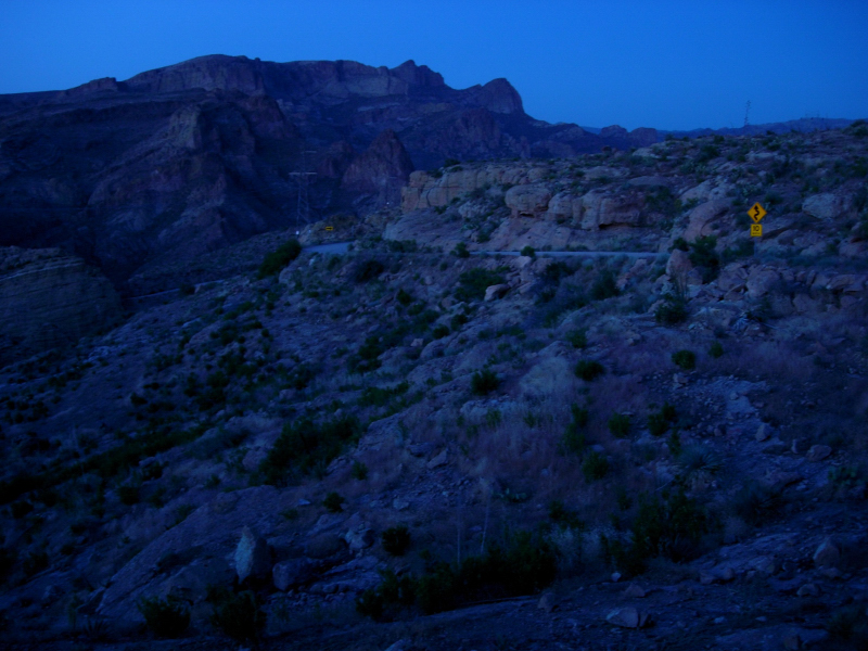 Blue Blue Desert Night