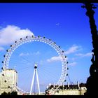 Blue, blue sky of London...