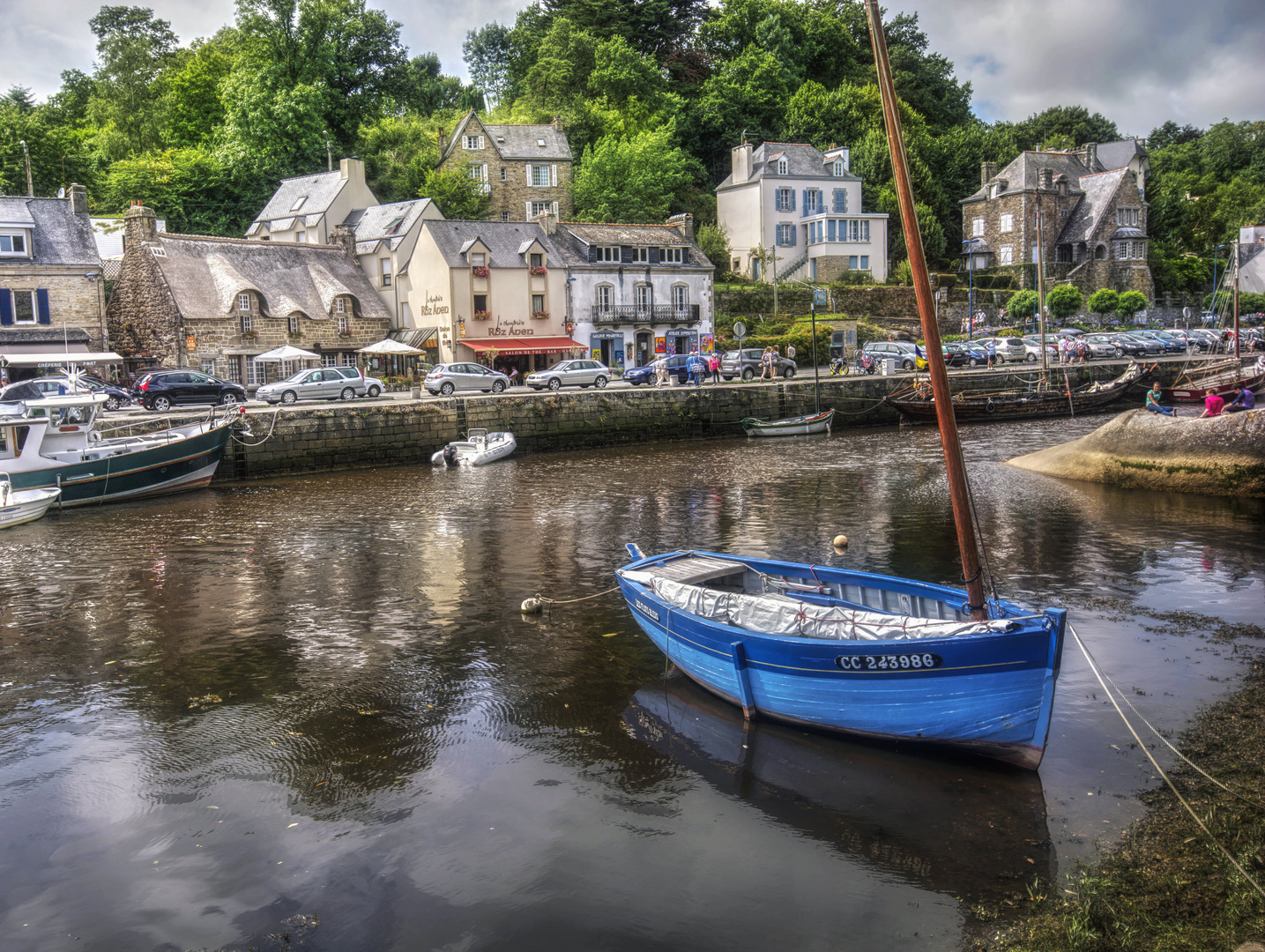 Blue boat