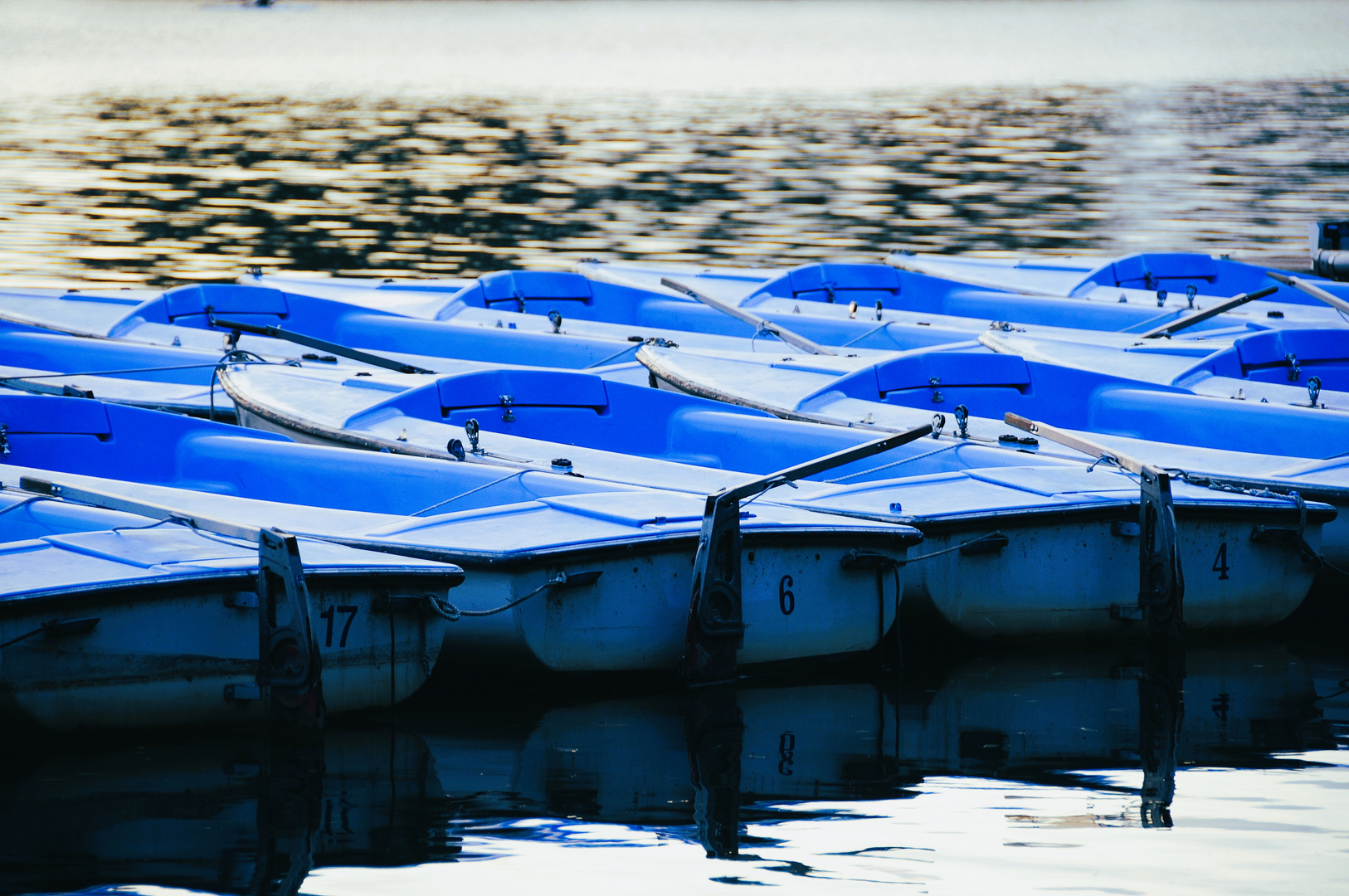 blue boat