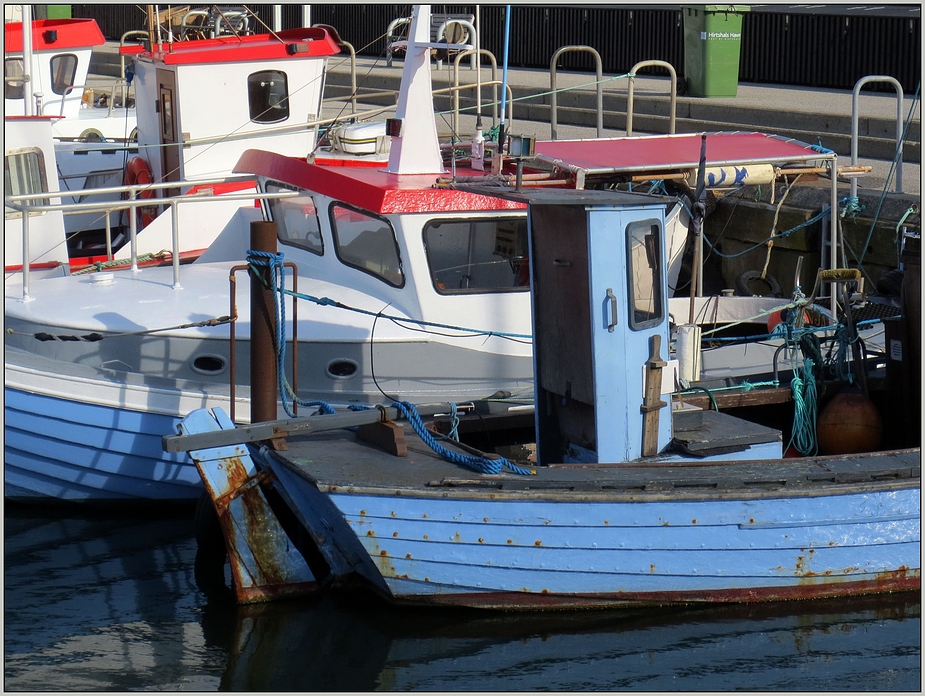 blue boat