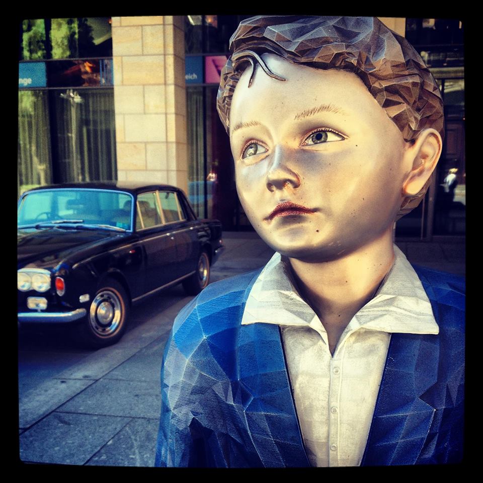 Blue boy in Dresden