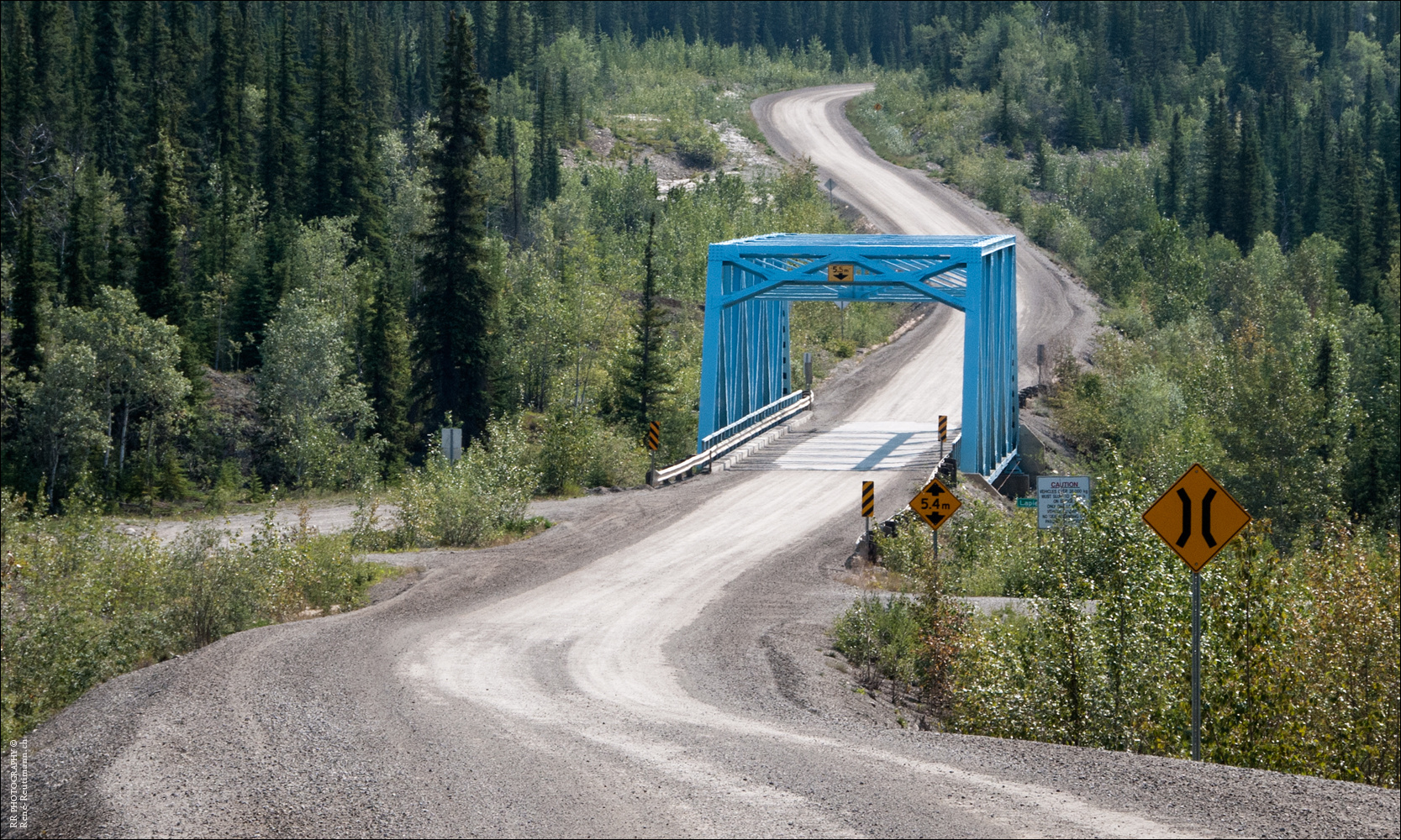 Blue bridge