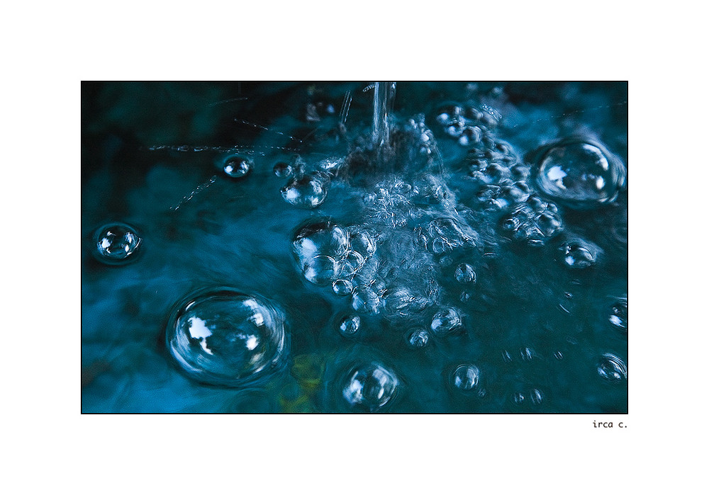 blue bubbles