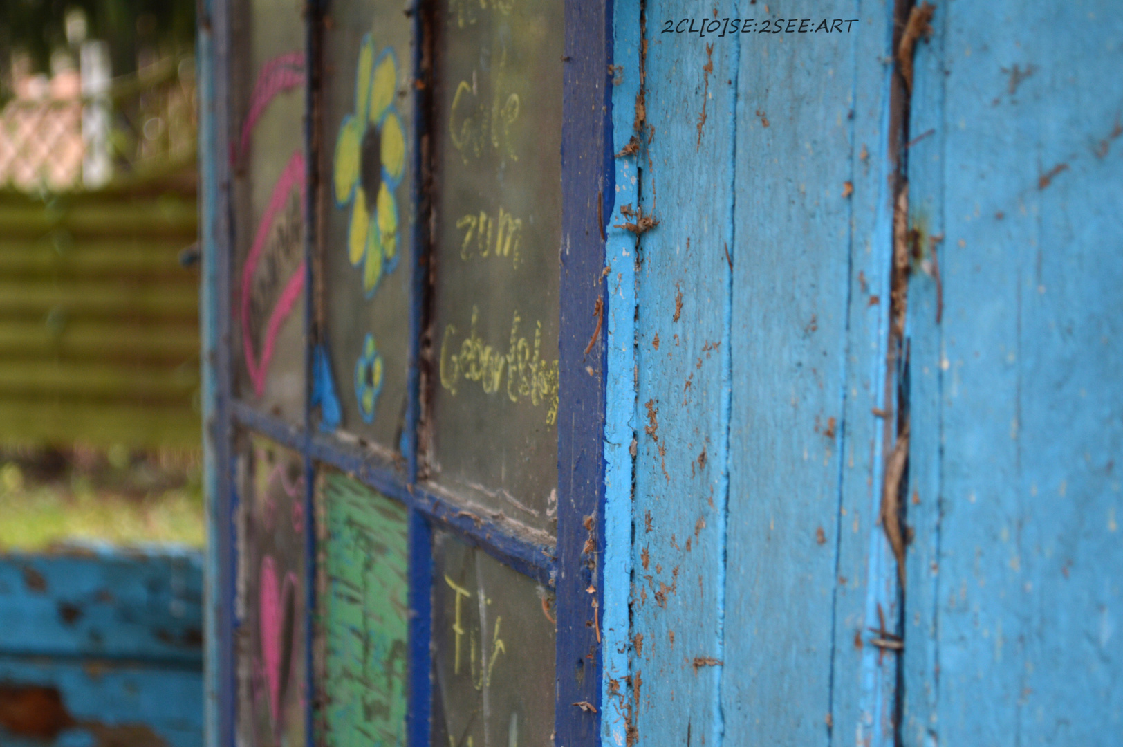 Blue cabin...