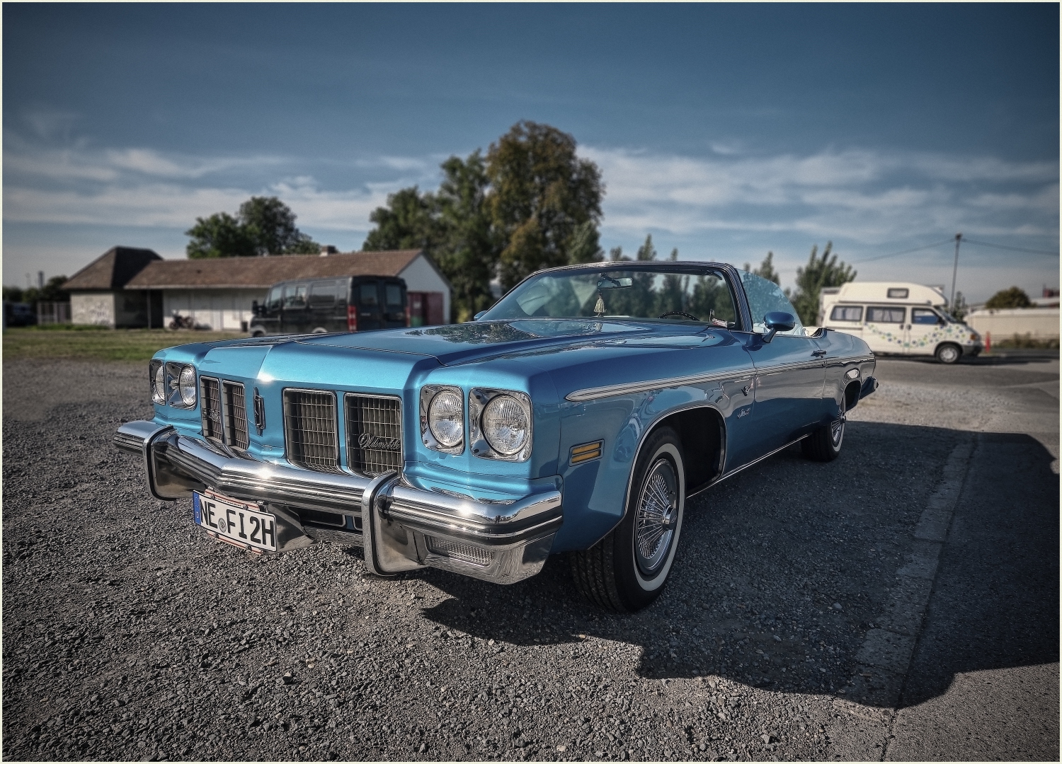 Blue Cabrio