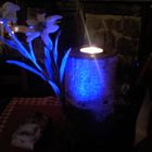 blue candle