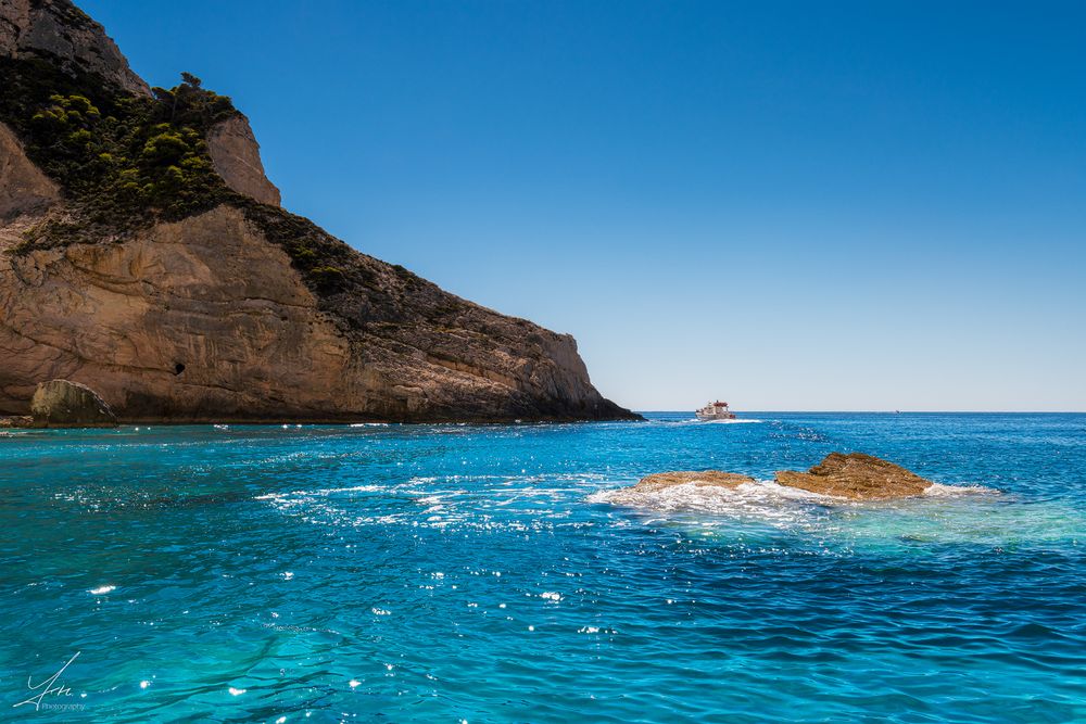 Blue Caves bei Porto Vromi