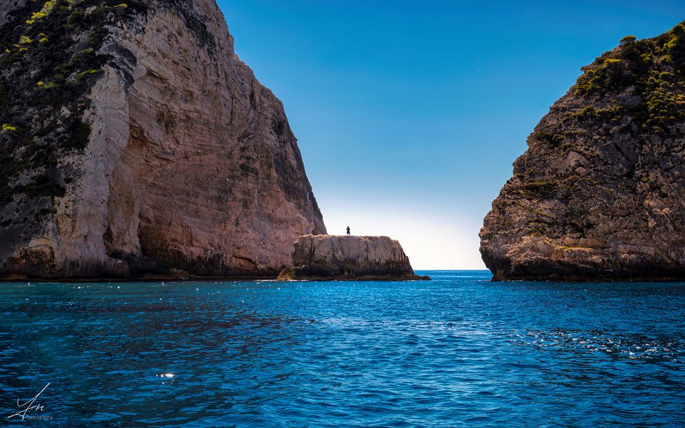 Blue Caves bei Porto Vromi