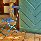 blue chair