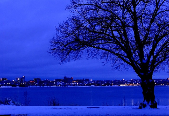 Blue City Winter