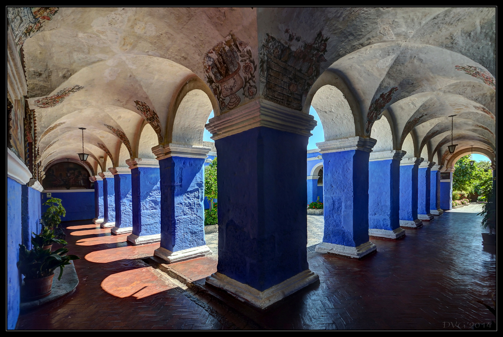 Blue cloister