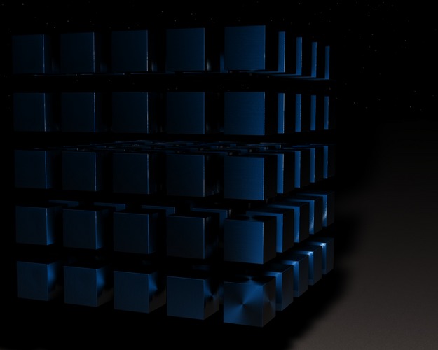 blue cube/s