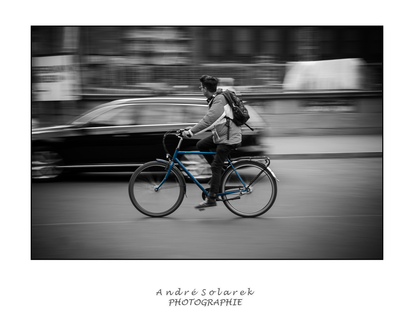 blue Cyclist
